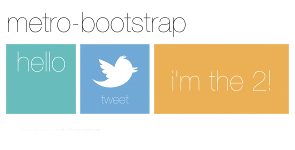 Metro Bootstrap - Another Time Saver
